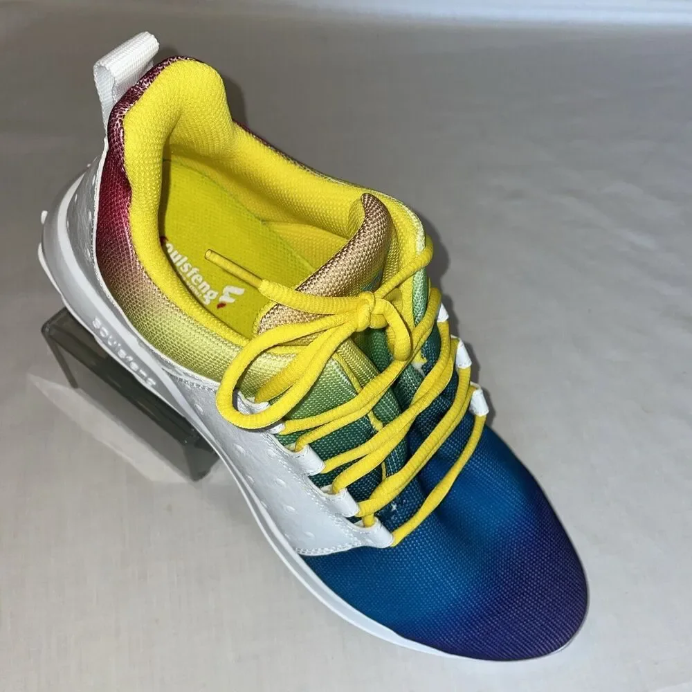 Soulsfeng New York Fashion Athletic Shoes Men’s Size 47.5 U.S. 13.5 M Rainbow